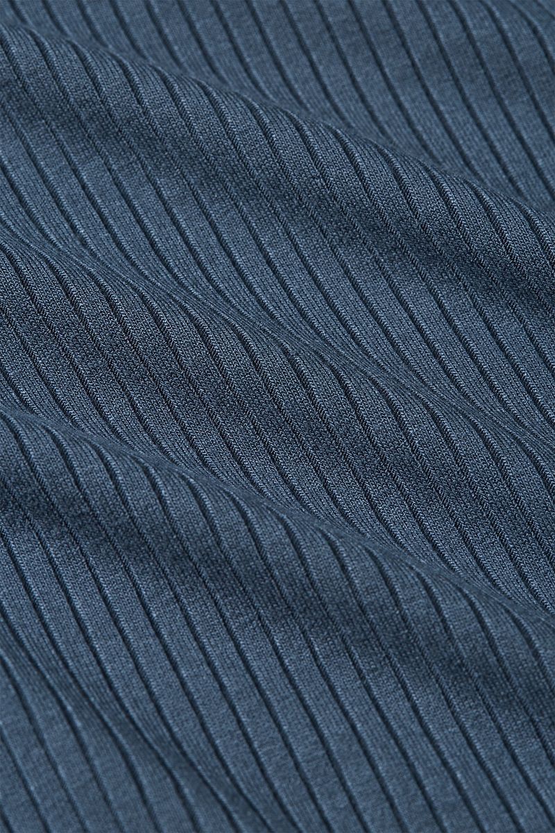 Rollneck Top Uni Rib