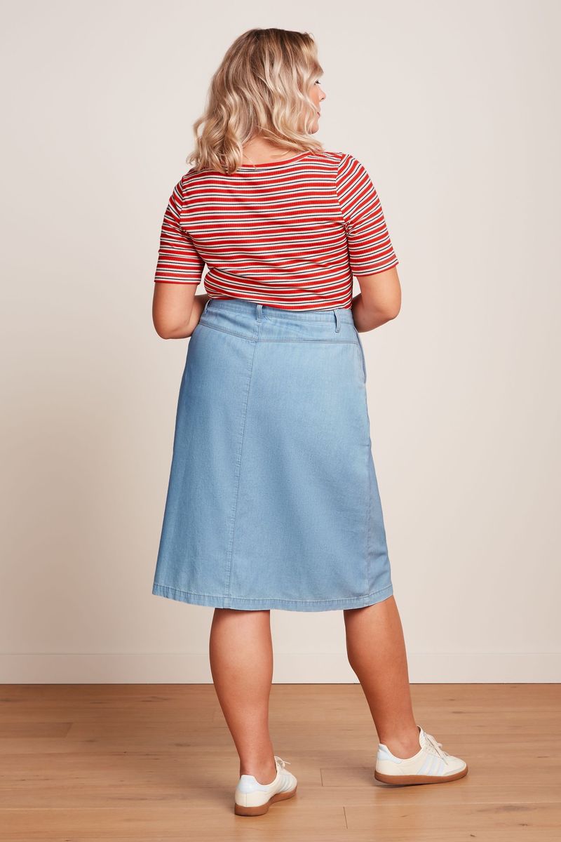 Marie Skirt Festa Light Denim