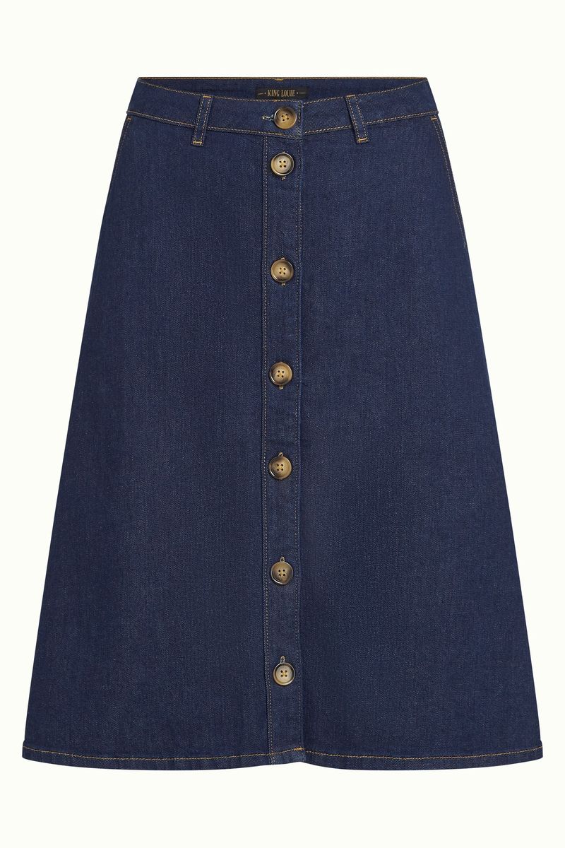 Marie Skirt Onyx Denim