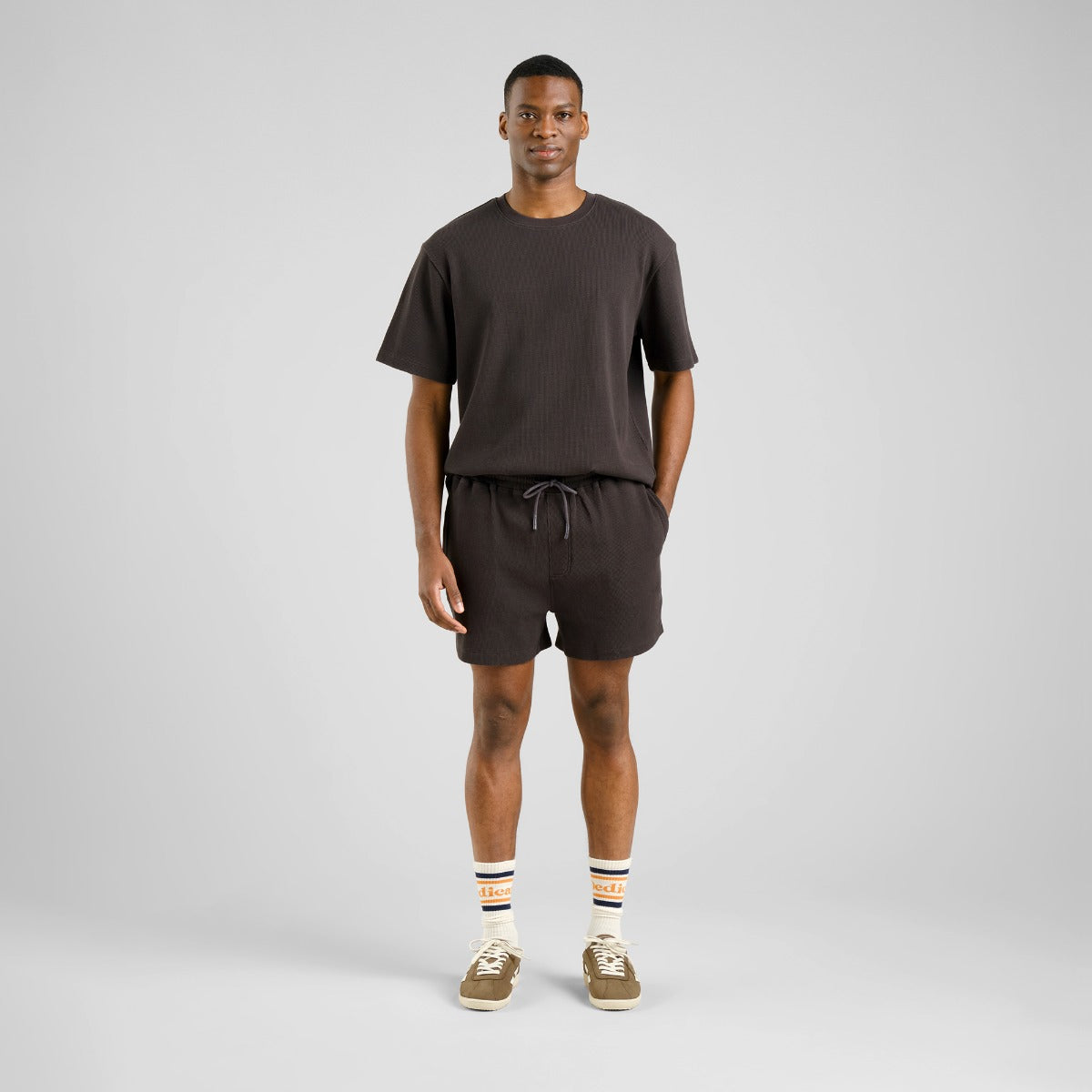 Shorts Essingen Waffle Phantom Black