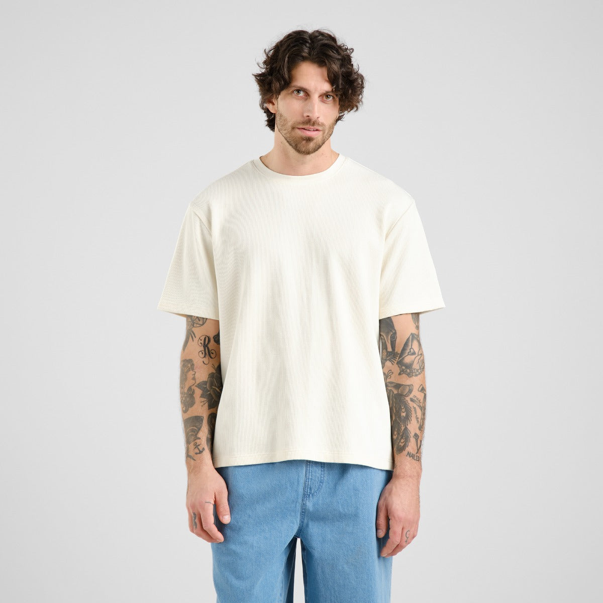T-shirt Danviken Waffle Off-White