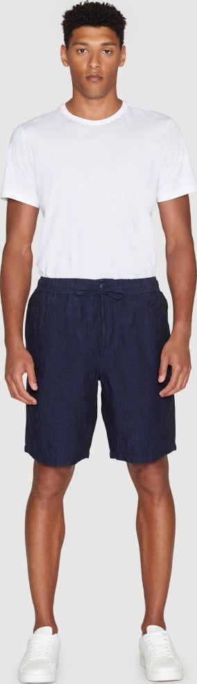 Fig loose linen shorts