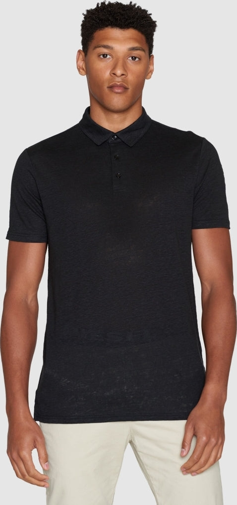 Regular linen polo