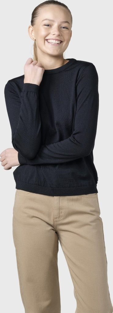 Womens basic merino knit