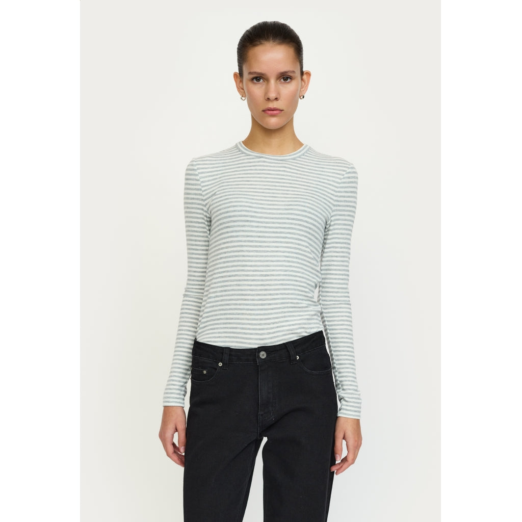 SRFenja Stripe O-neck Top