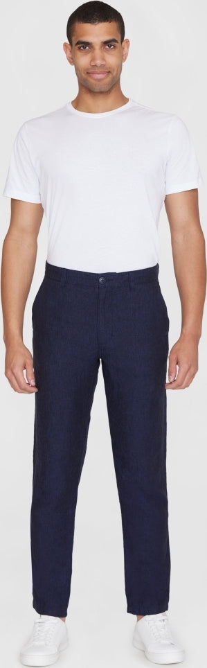 CHUCK regular linen pants