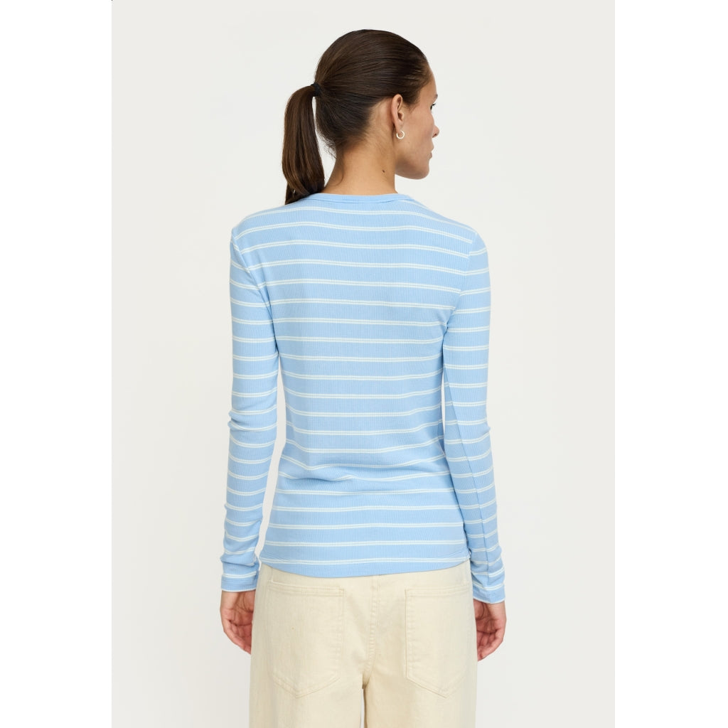 SRFenja Stripe O-neck Top