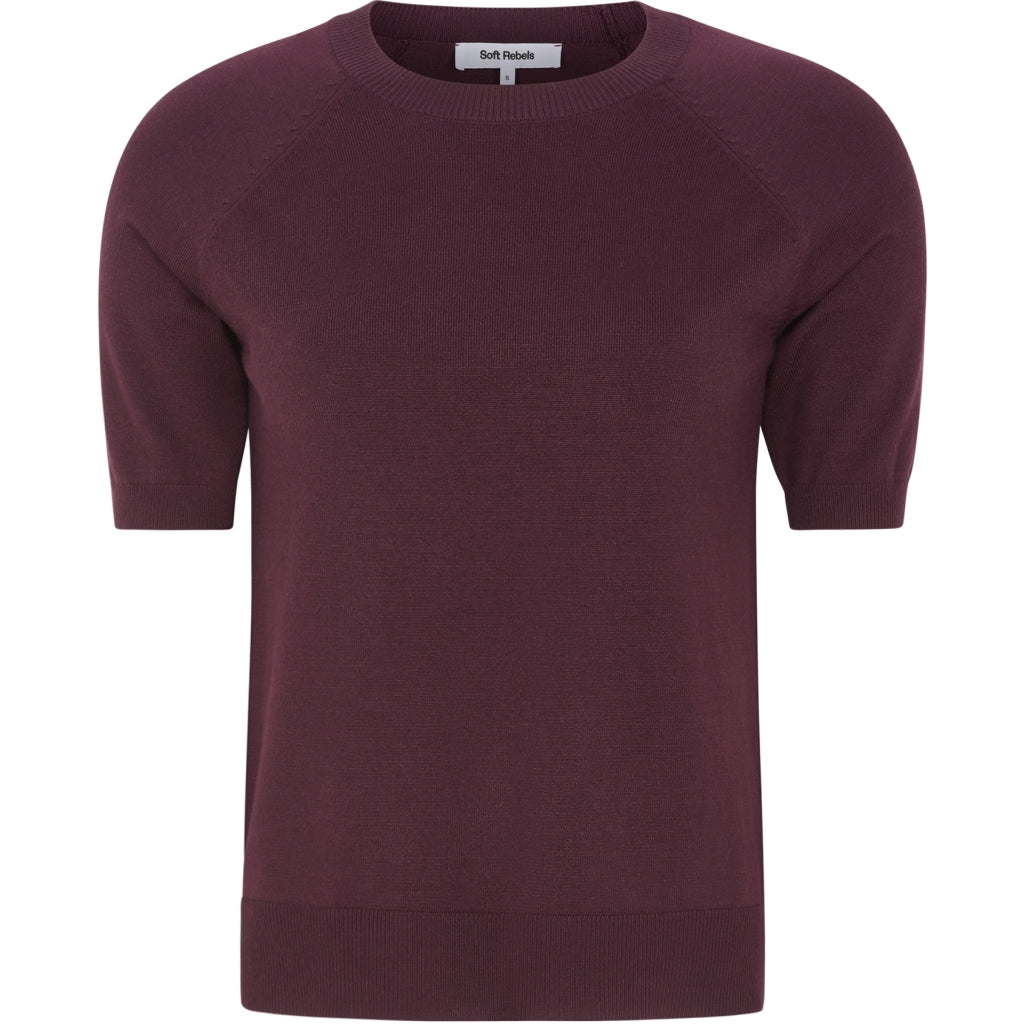 SRMarla ss O-neck knit