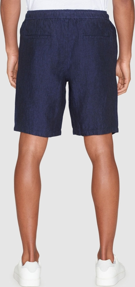 Fig loose linen shorts