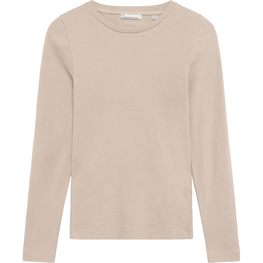 Rib long sleeve t-shirt