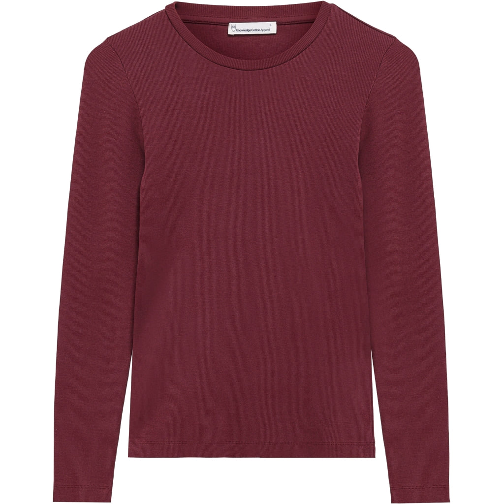 Rib long sleeve t-shirt