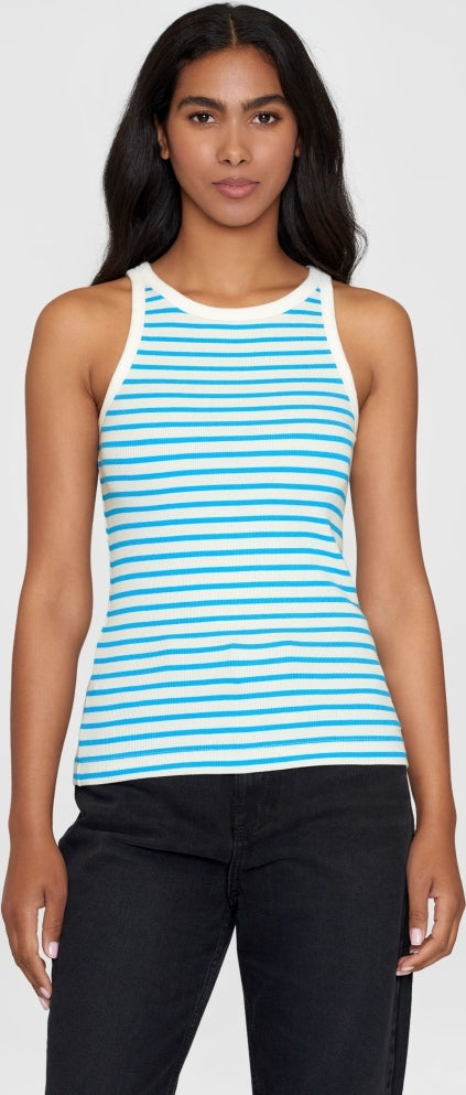 Striped racer rip top