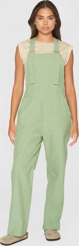 Gale straight slub yarn jumpsuit