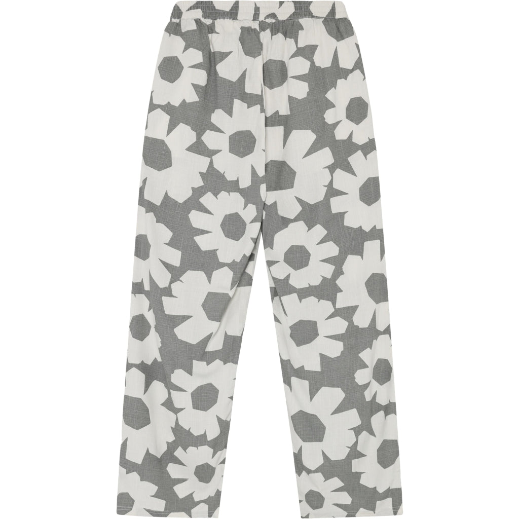 Posey wide linen-mix pants