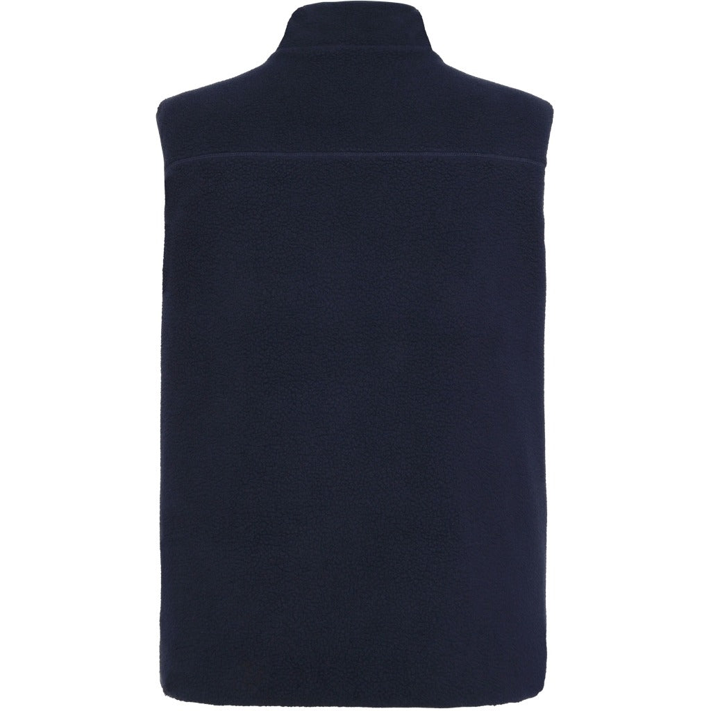 Loose Fit Zip Fleece Vest
