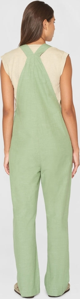 Gale straight slub yarn jumpsuit