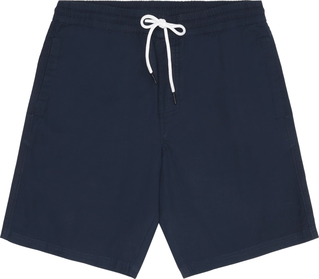 Boardwalk slub shorts with elastic waist