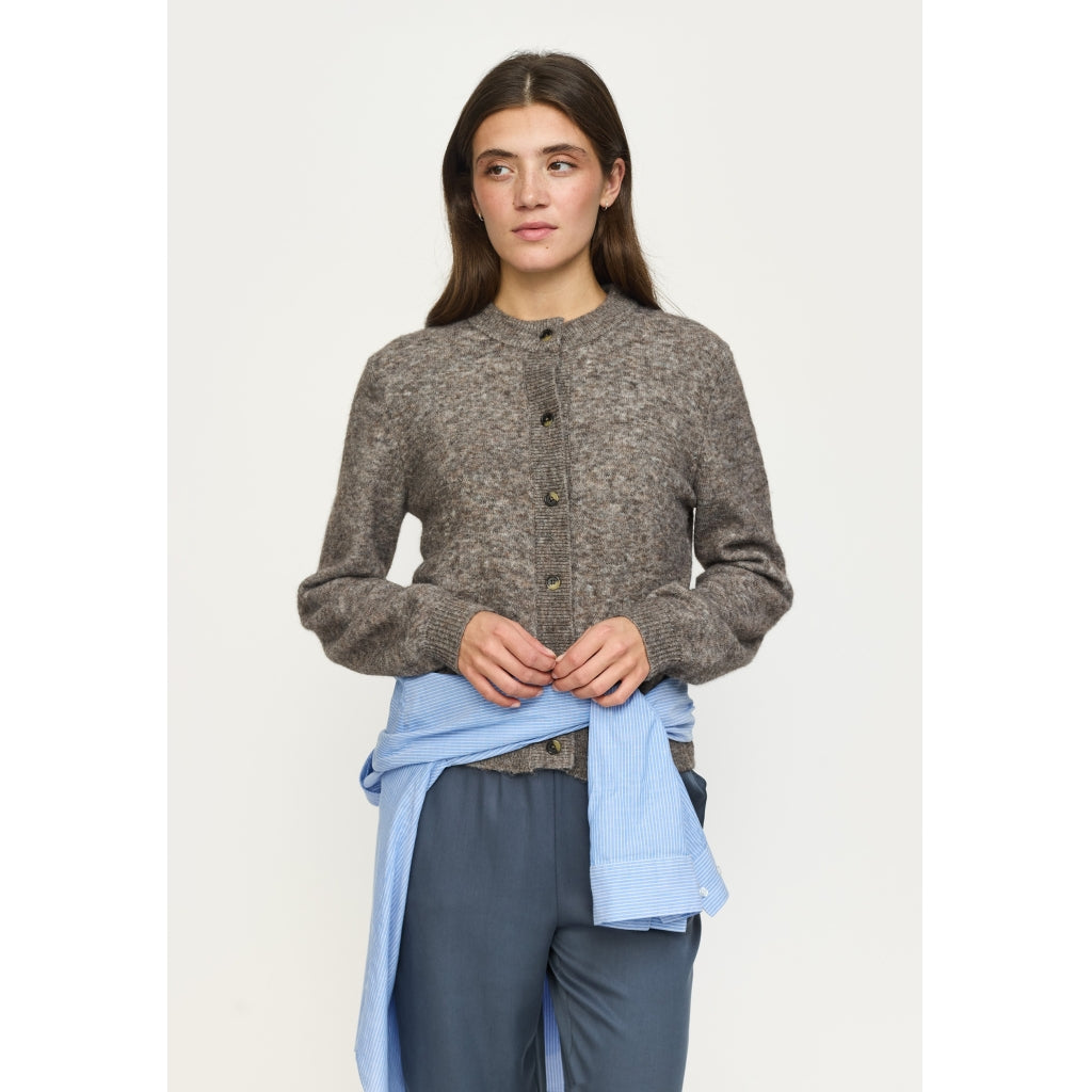SRAllison o-neck cardigan knit