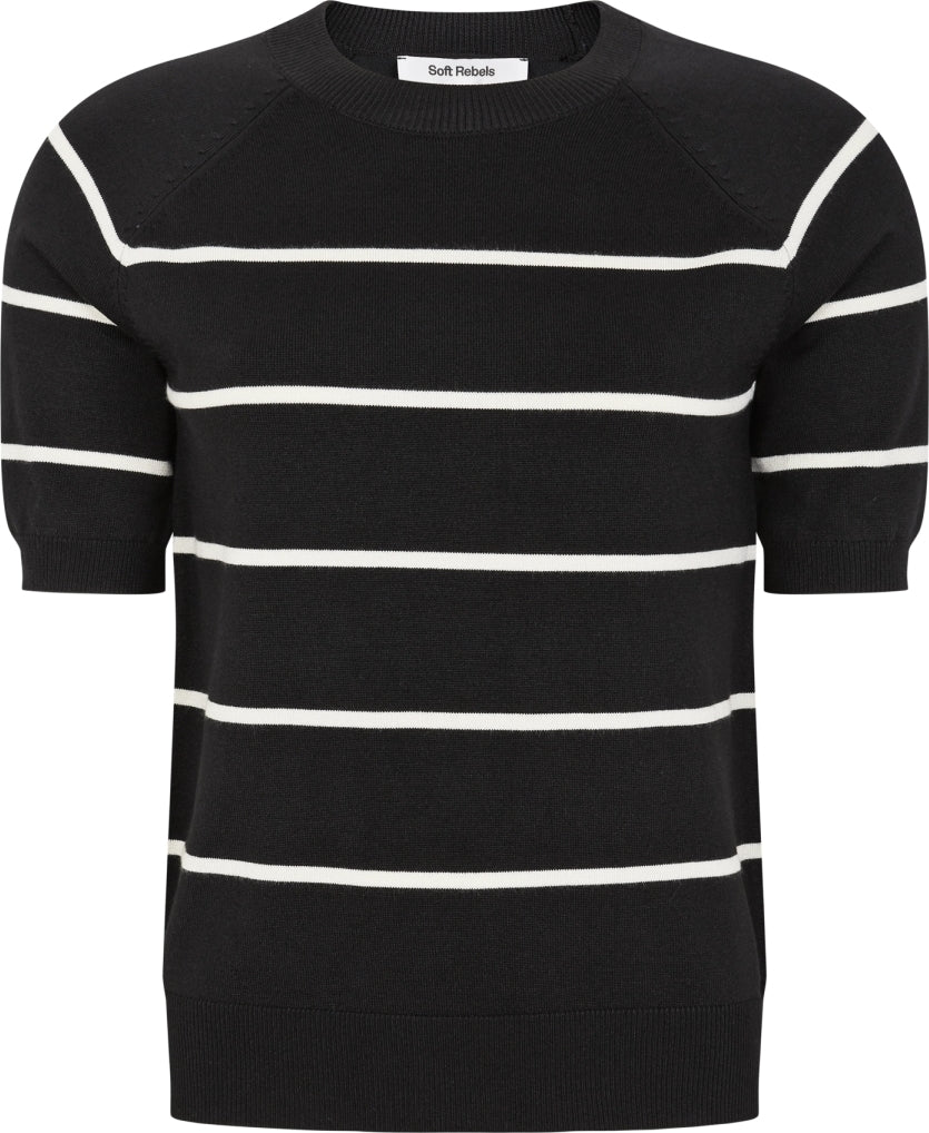 SRMarla Stripe SS Knit