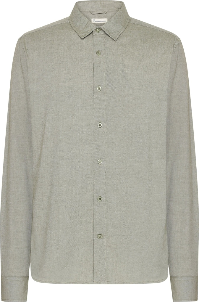 Regular fit light twill shirt