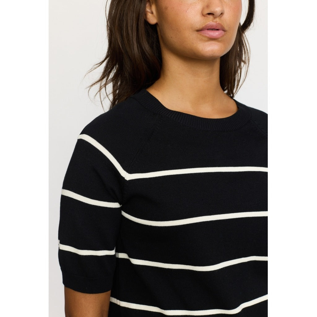 SRMarla Stripe SS Knit