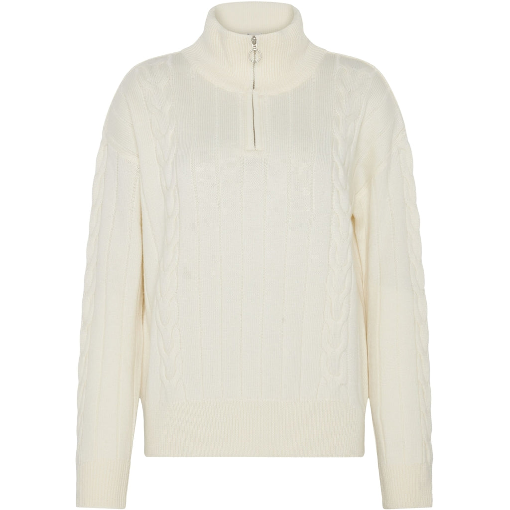 Merino Half Zip High Neck