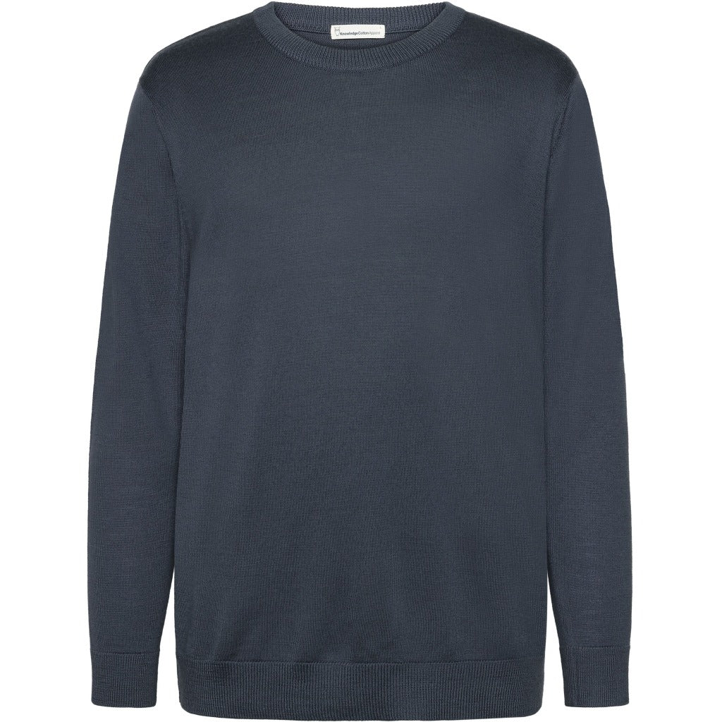 Regular merino knit crew neck