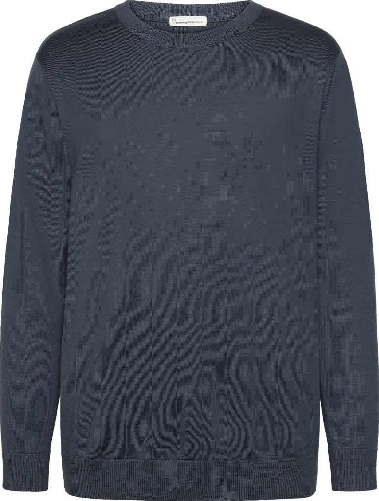 Regular merino knit crew neck