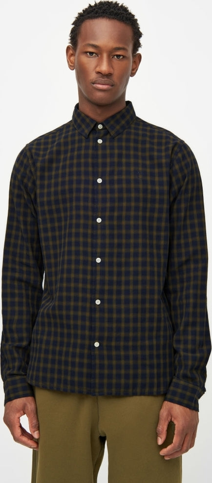 Regular fit small checkered shirt