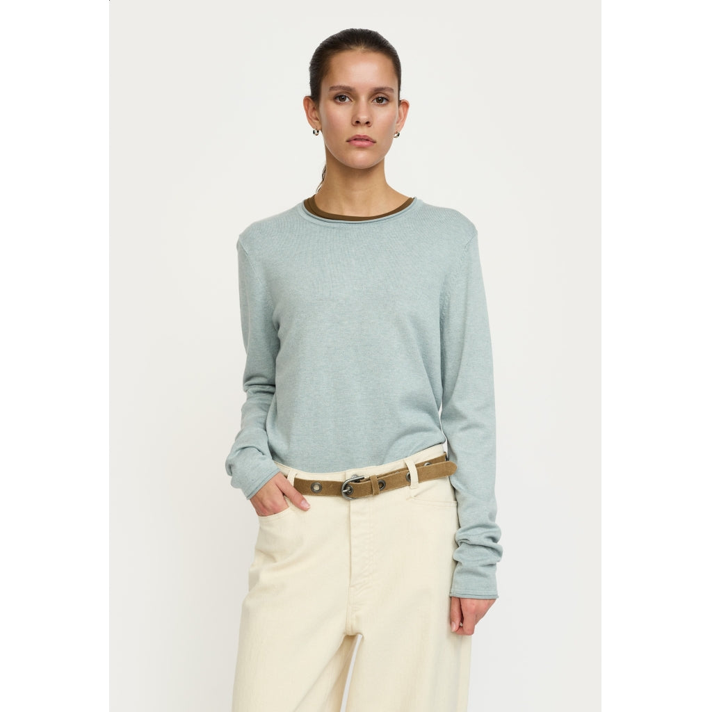 SRMarla O-neck Roll Egde Knit