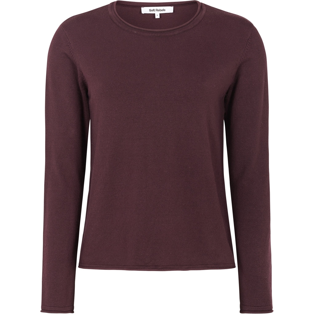 SRMarla O-neck Roll Edge Knit