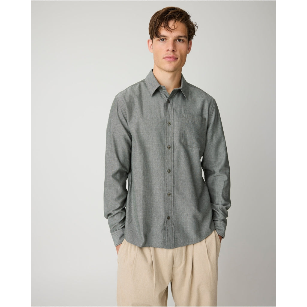 Dune regular herringbone shirt