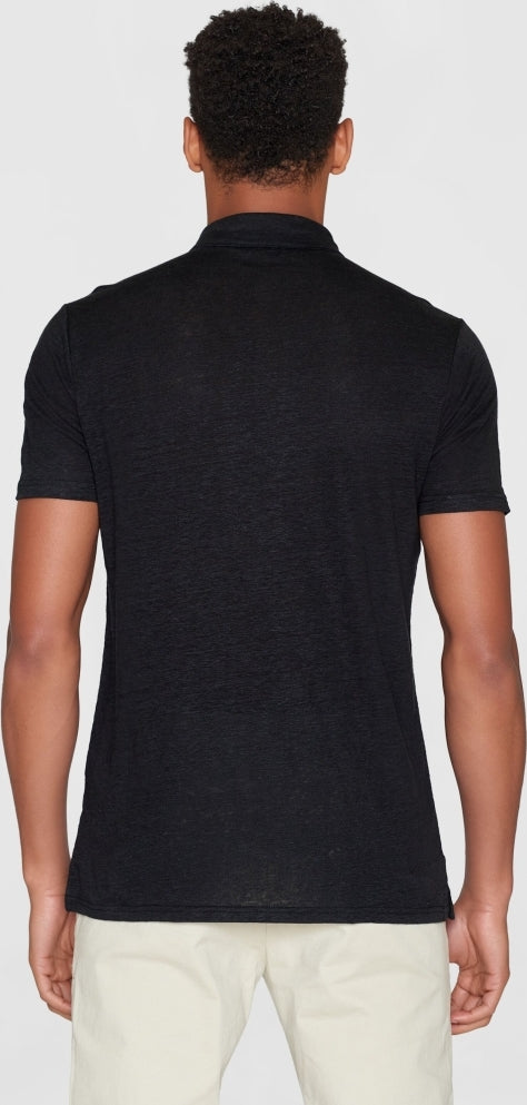 Regular linen polo