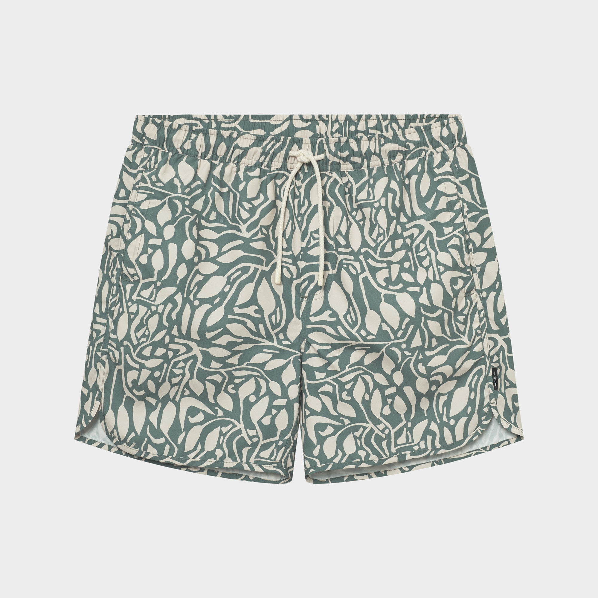 Swim Shorts Sandhamn Leaf Mosaic Leaf Green