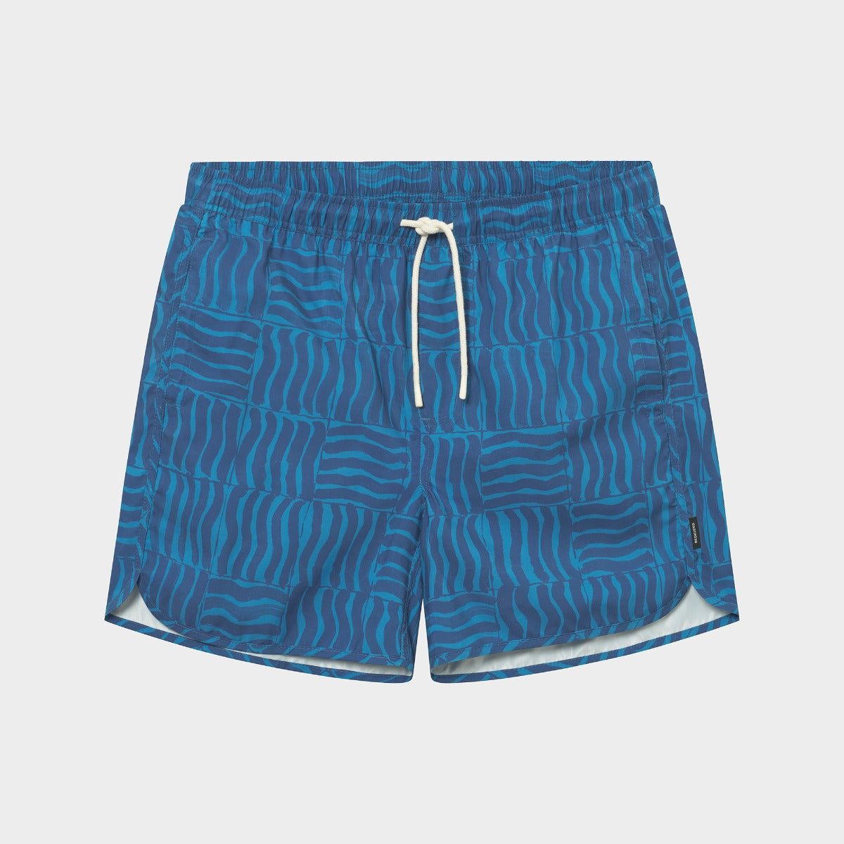 Swim Shorts Sandhamn Wave Tiles Blue