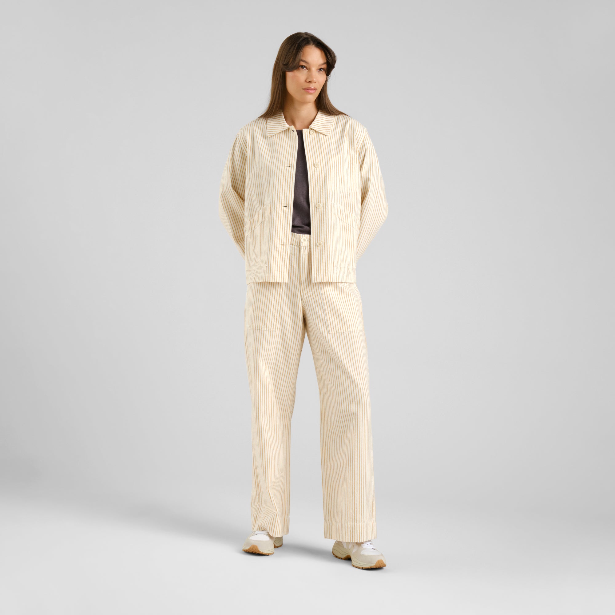Pants Vara Work Stripe Yellow