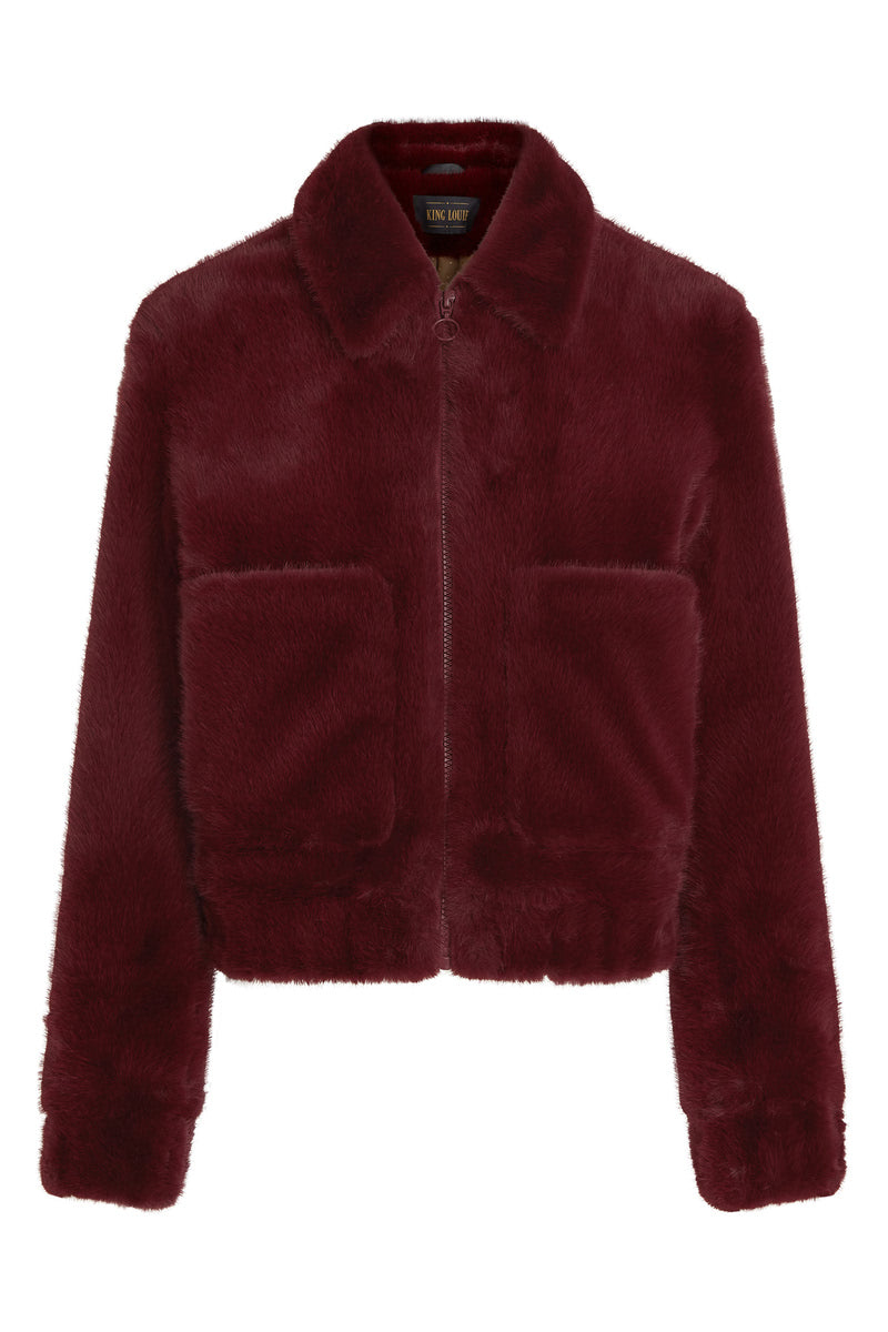 Isla Jacket Silver Fur