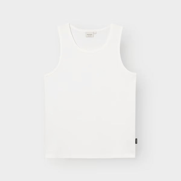 Rib Tank Top Forsa White