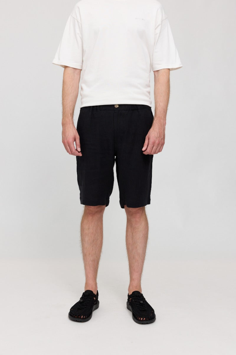 Regular linen Shorts