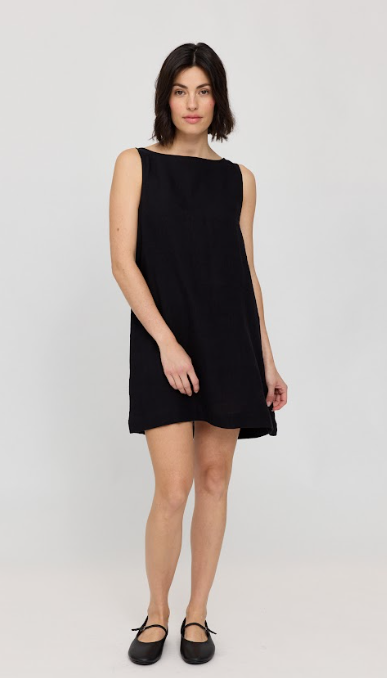 A-Shape Linen Dress