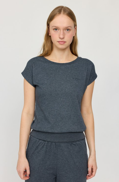 Jersey Knit T ink blue mel