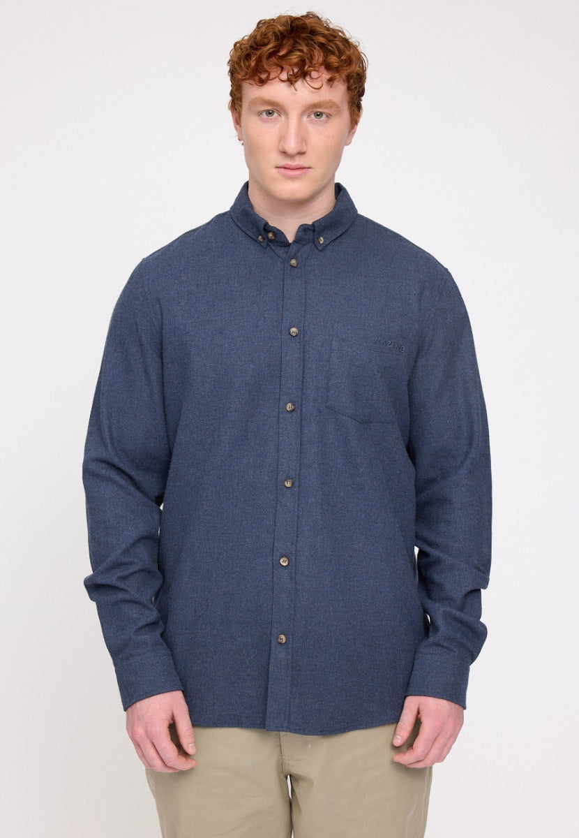 Melange Flannel Shirt