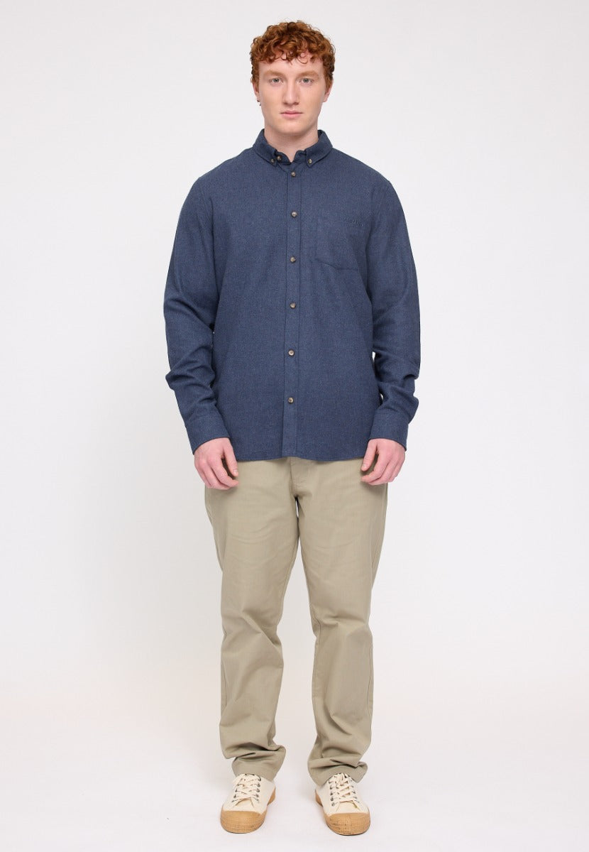 Melange Flannel Shirt