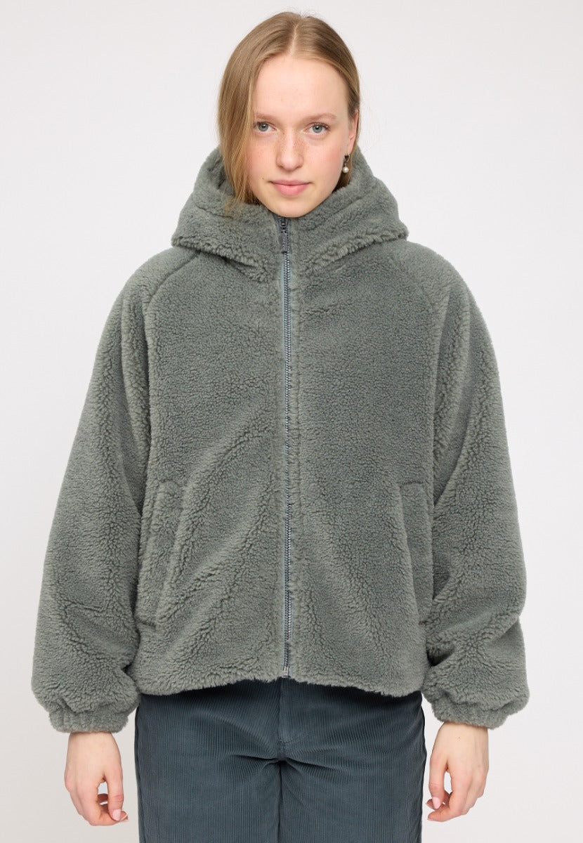 Faux-Fur Hooded Jacket