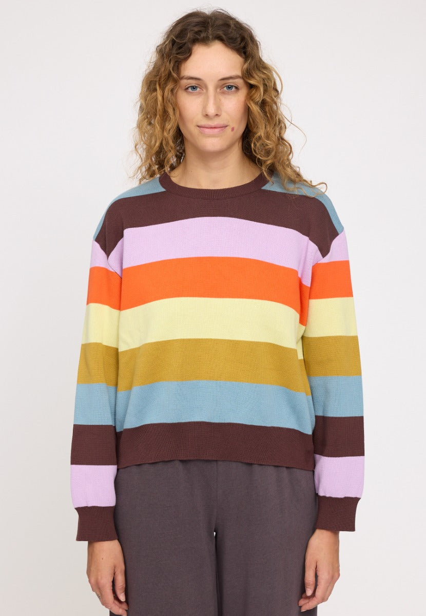 Striped Jacquard Knit Jumper