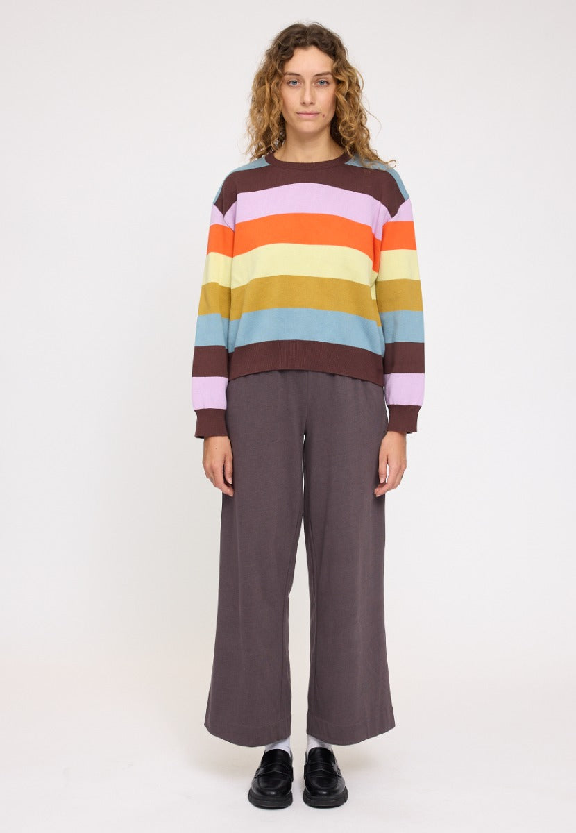 Striped Jacquard Knit Jumper