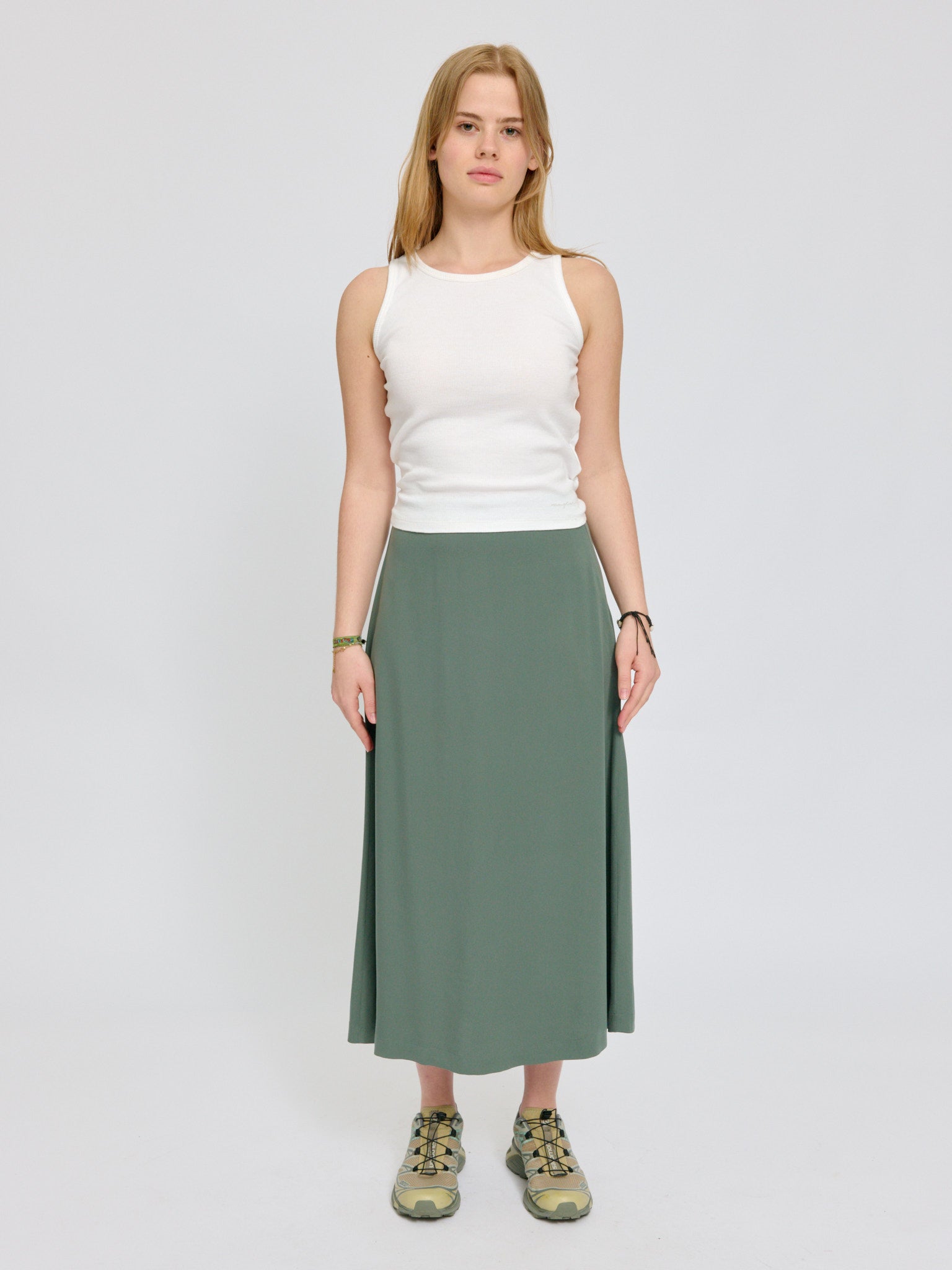 Viscose Midi Skirt