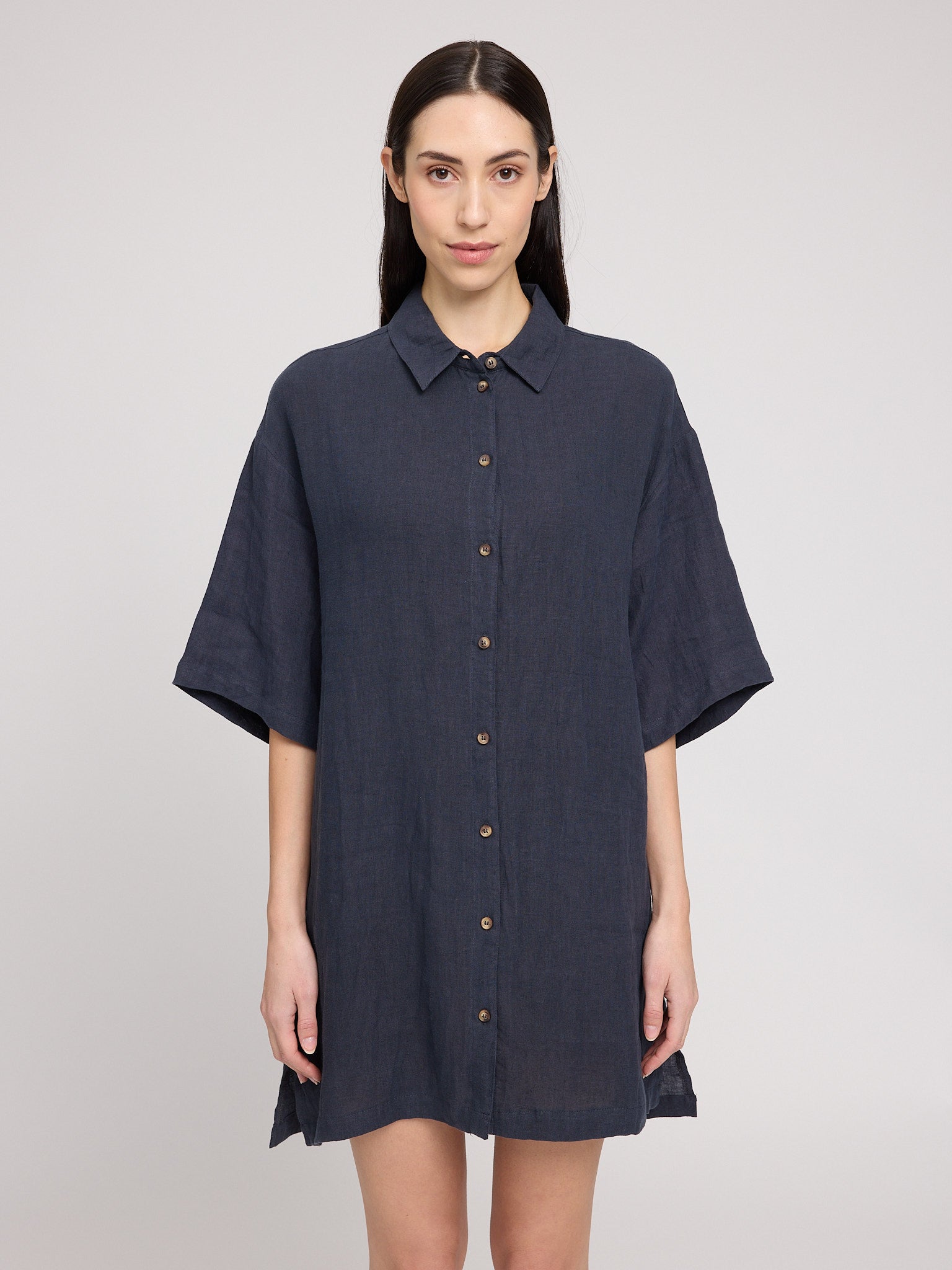 Linen Shirt Dress