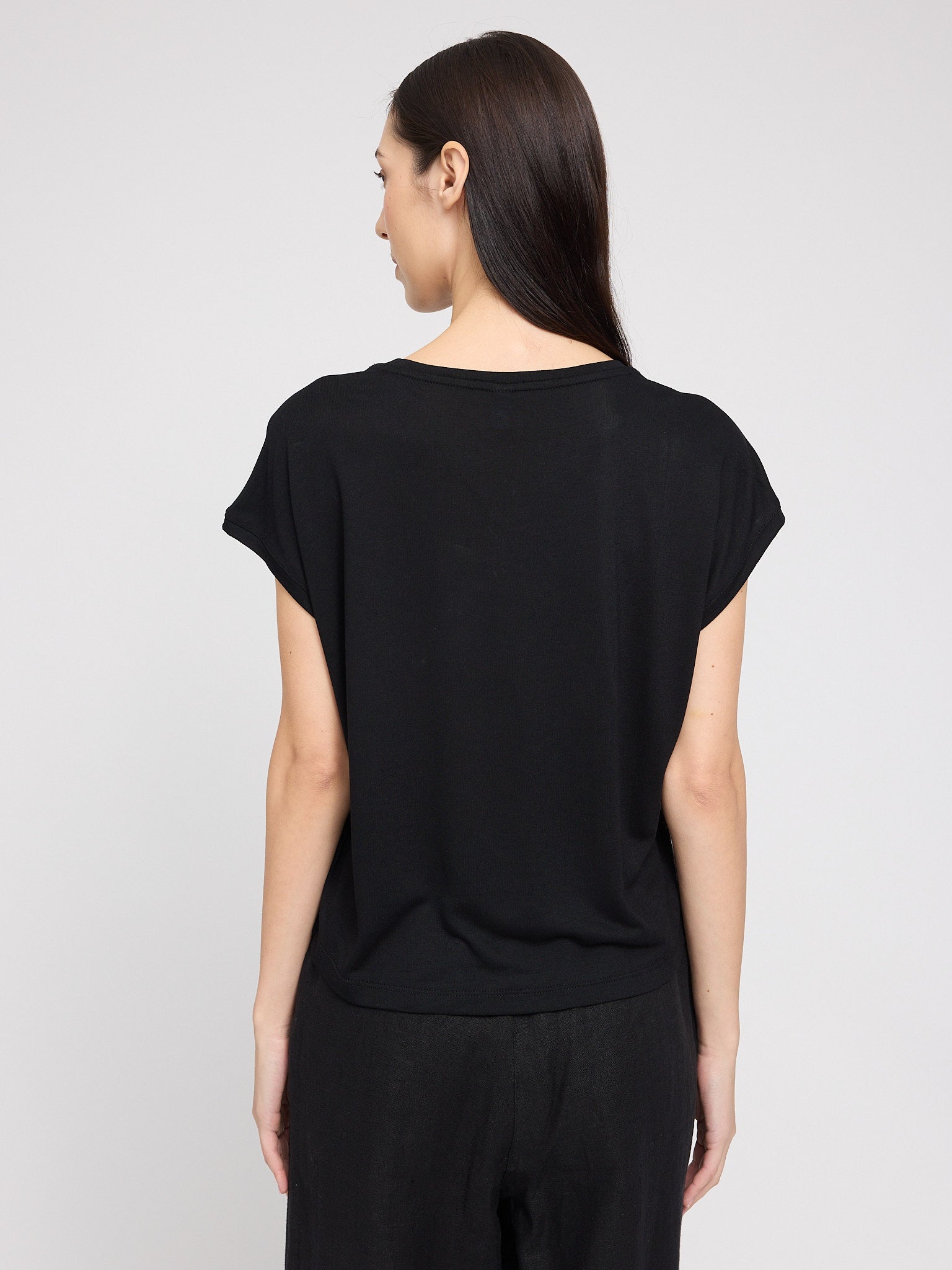 Ecovero Viscose Cropped T-Shirt