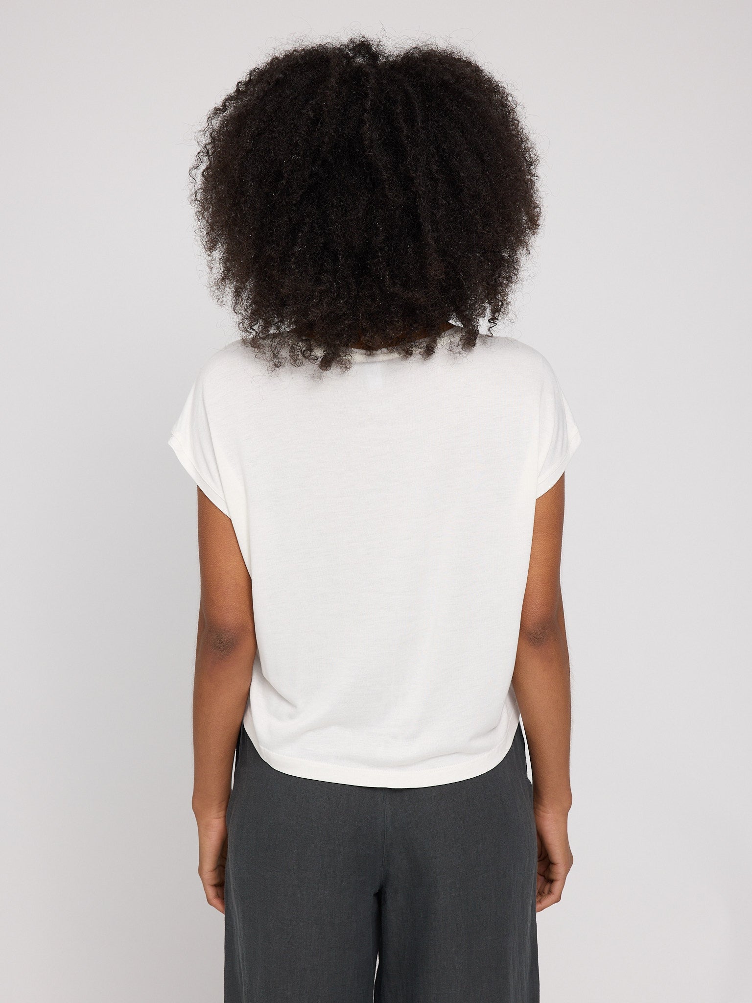 Ecovero Viscose Cropped T-Shirt